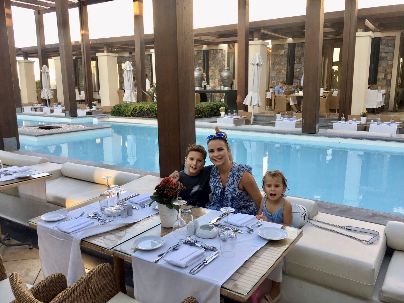 Kinderhotel Kreta Abendessen