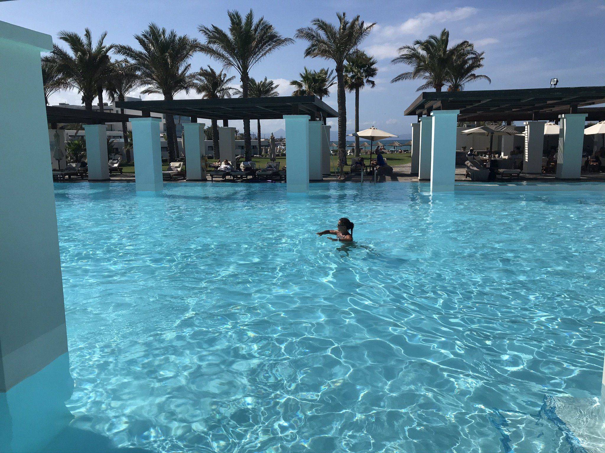 Grecotel Amirandes Blick auf Pool