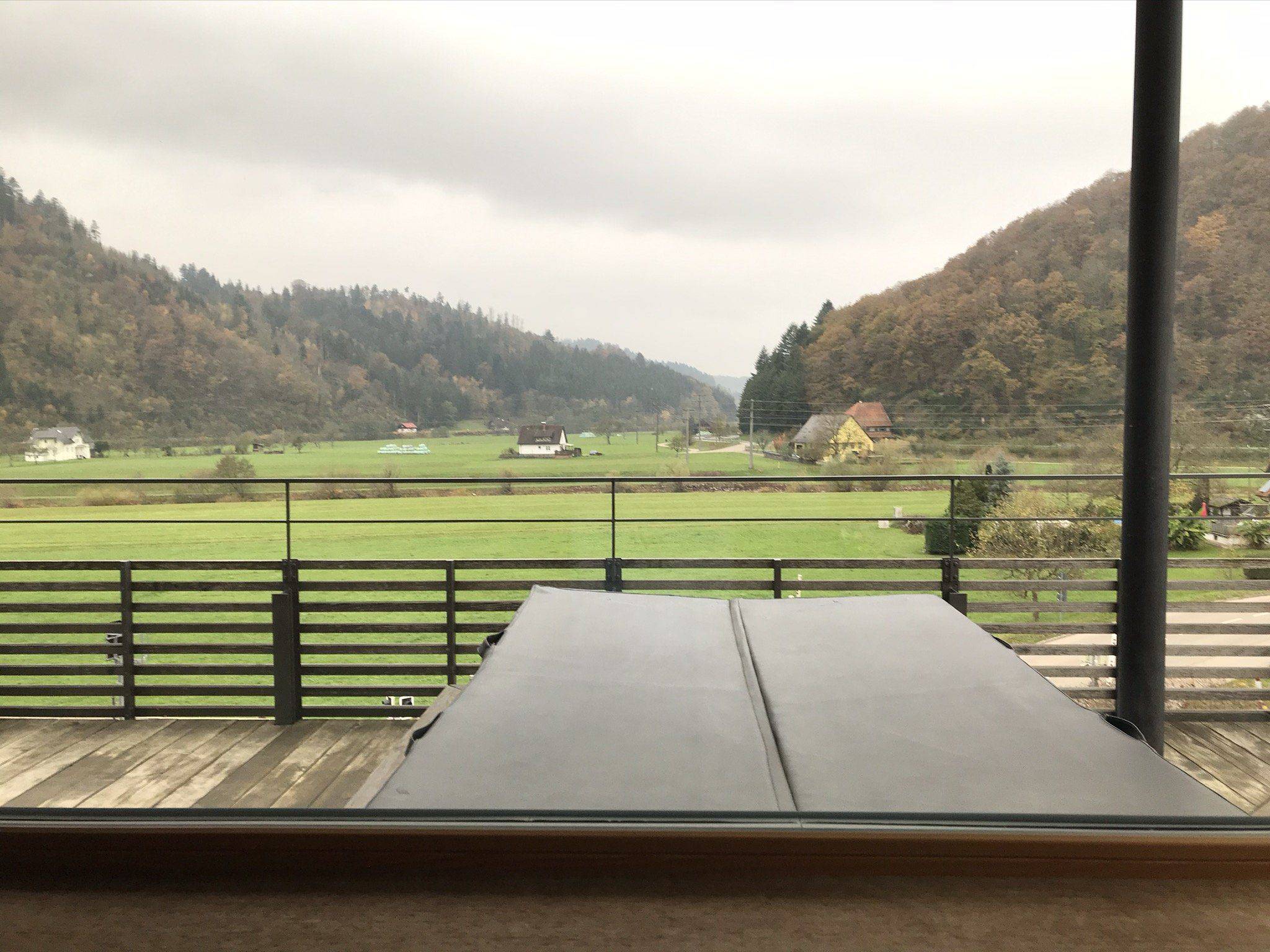 Familienurlaub Schwarzwald Kirnbacher Hof Aussicht SPA Bereich in Kinzigtal