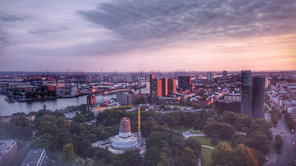 Hamburg Skyline Hafen