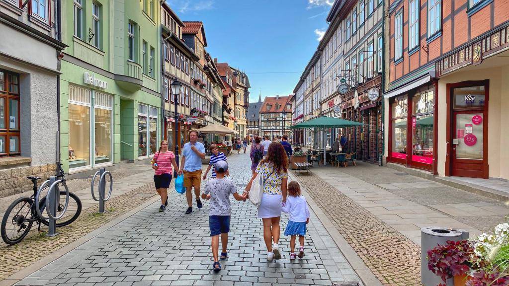 Innenstadt Wernigerode in Sachsen-Anhalt