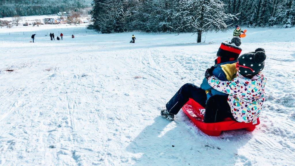 Rodeln Moosbronn Kinder