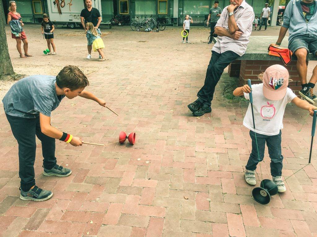 Jonglieren Kinderfest Ettlingen