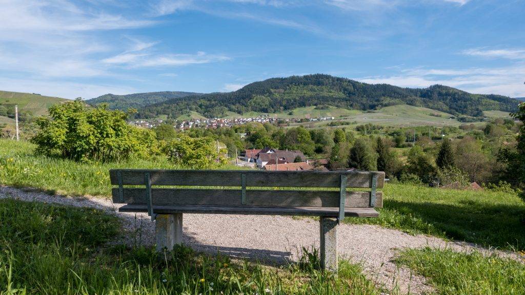 Aussichtsbank Baden-Baden Schwarzwald