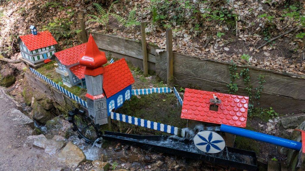 Wasserspiele Schelmenklinge Dorf