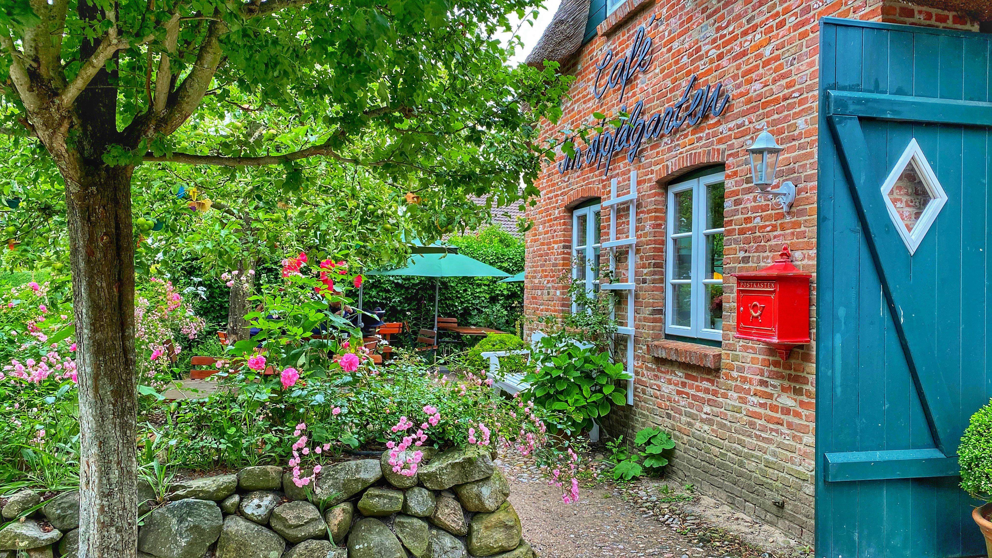 Außenbereich Cafe Föhr