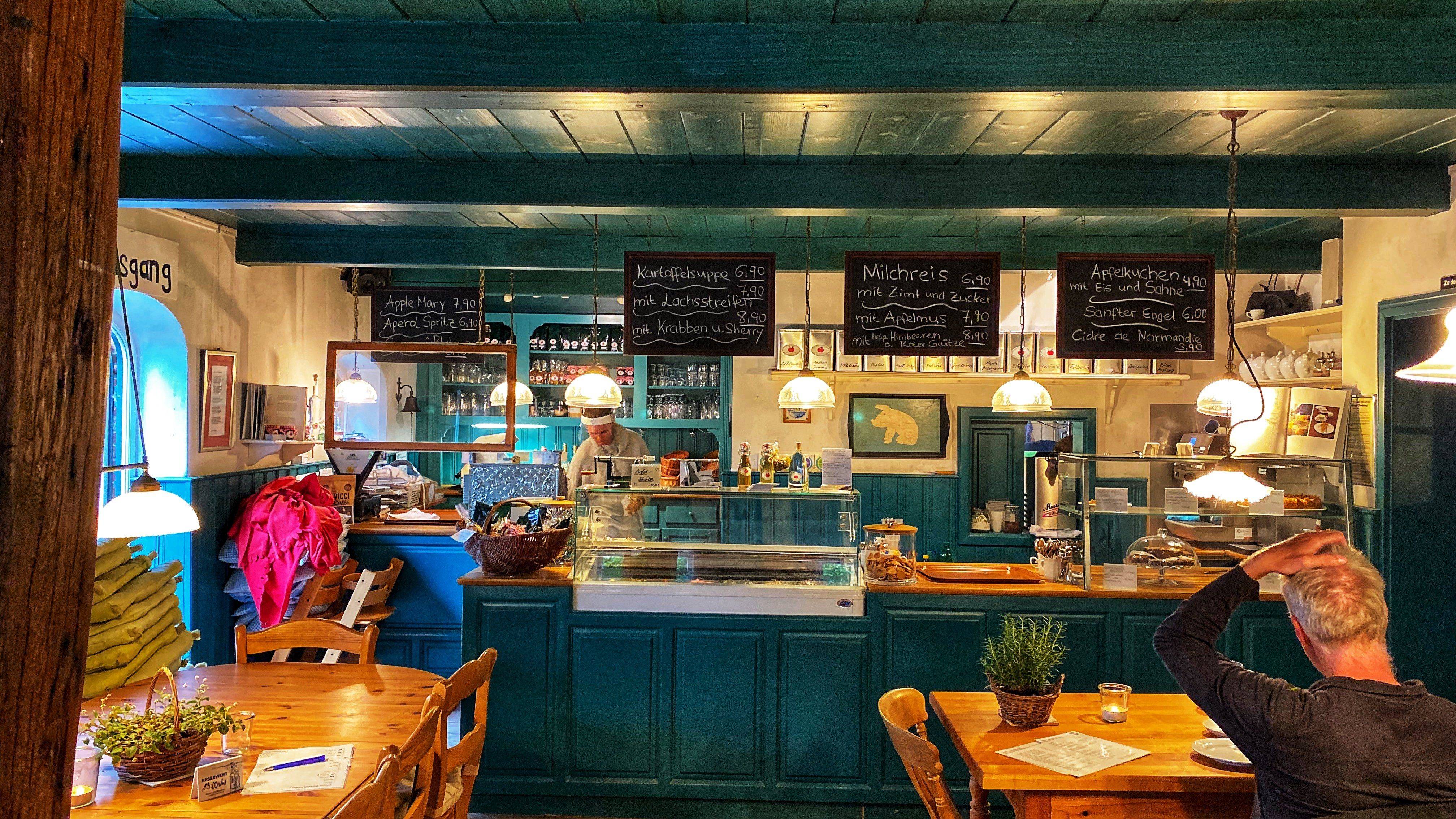 Gastraum Cafe im Apfelgarten