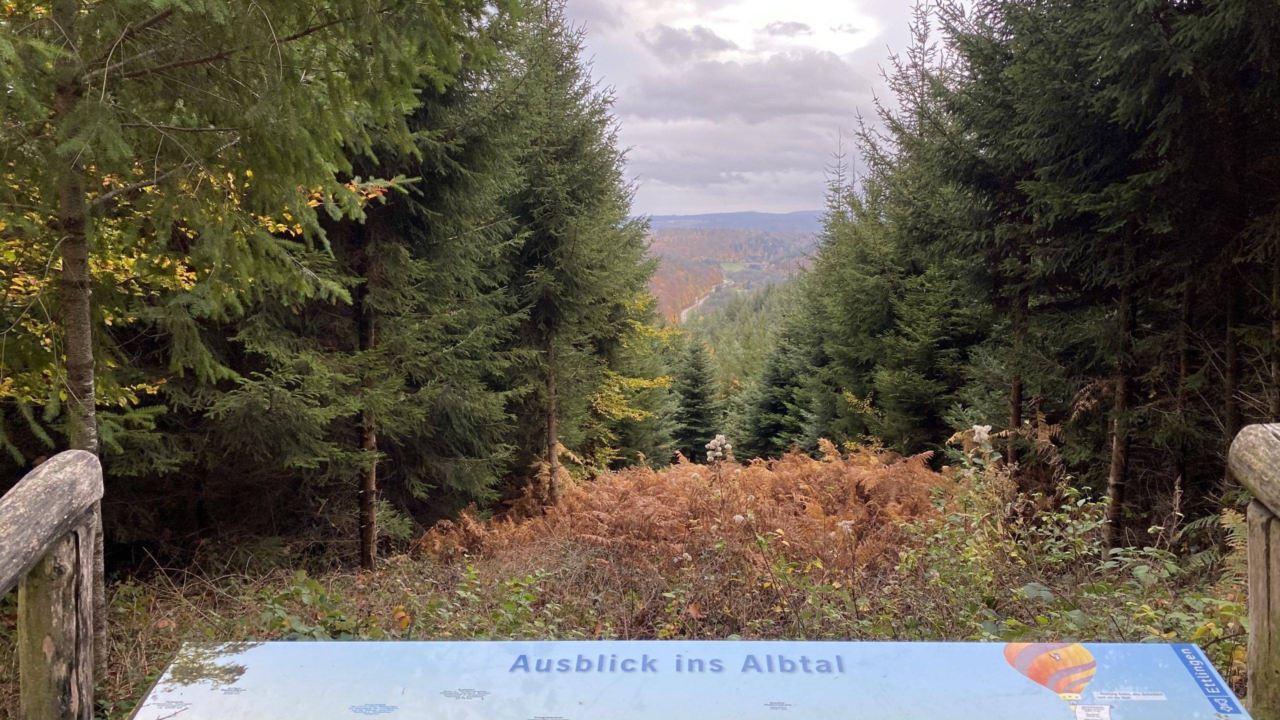 Ausblick Abtal Ettlingen