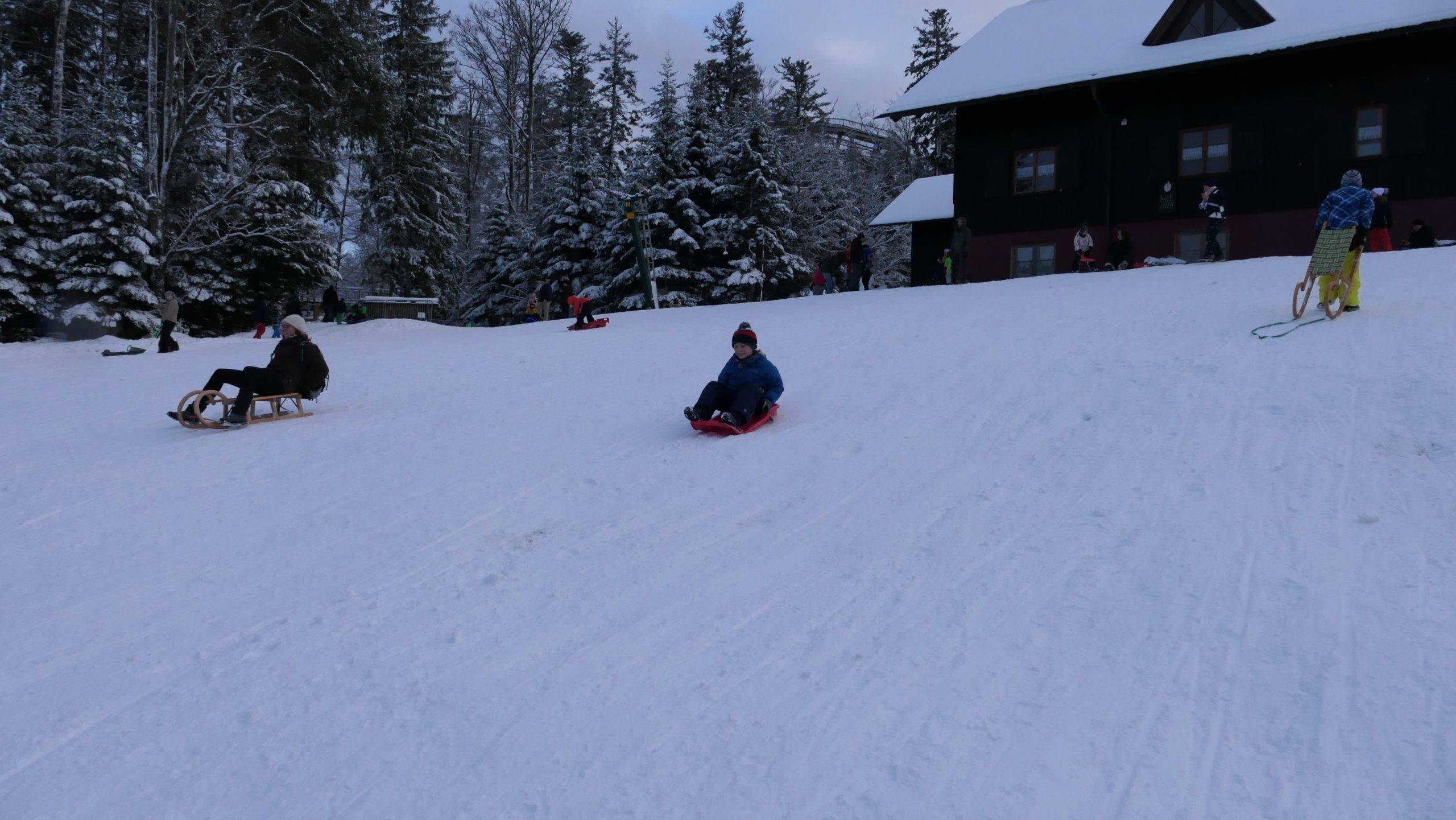 Winter Kinder Schnee