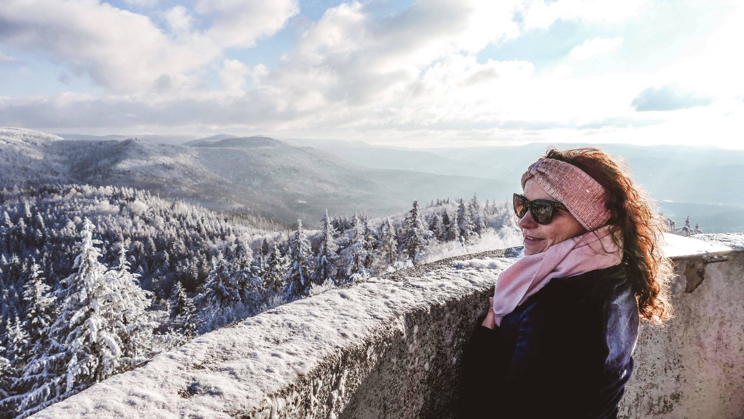 Ausblick Mahlbergturm Winter