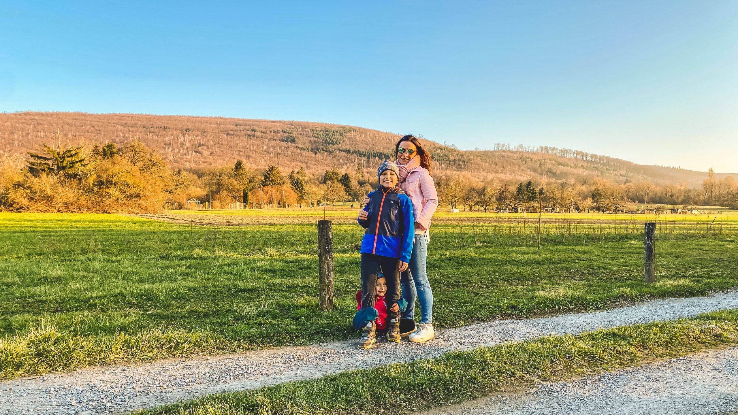 Wandern Familie nördlicher Schwarzwald
