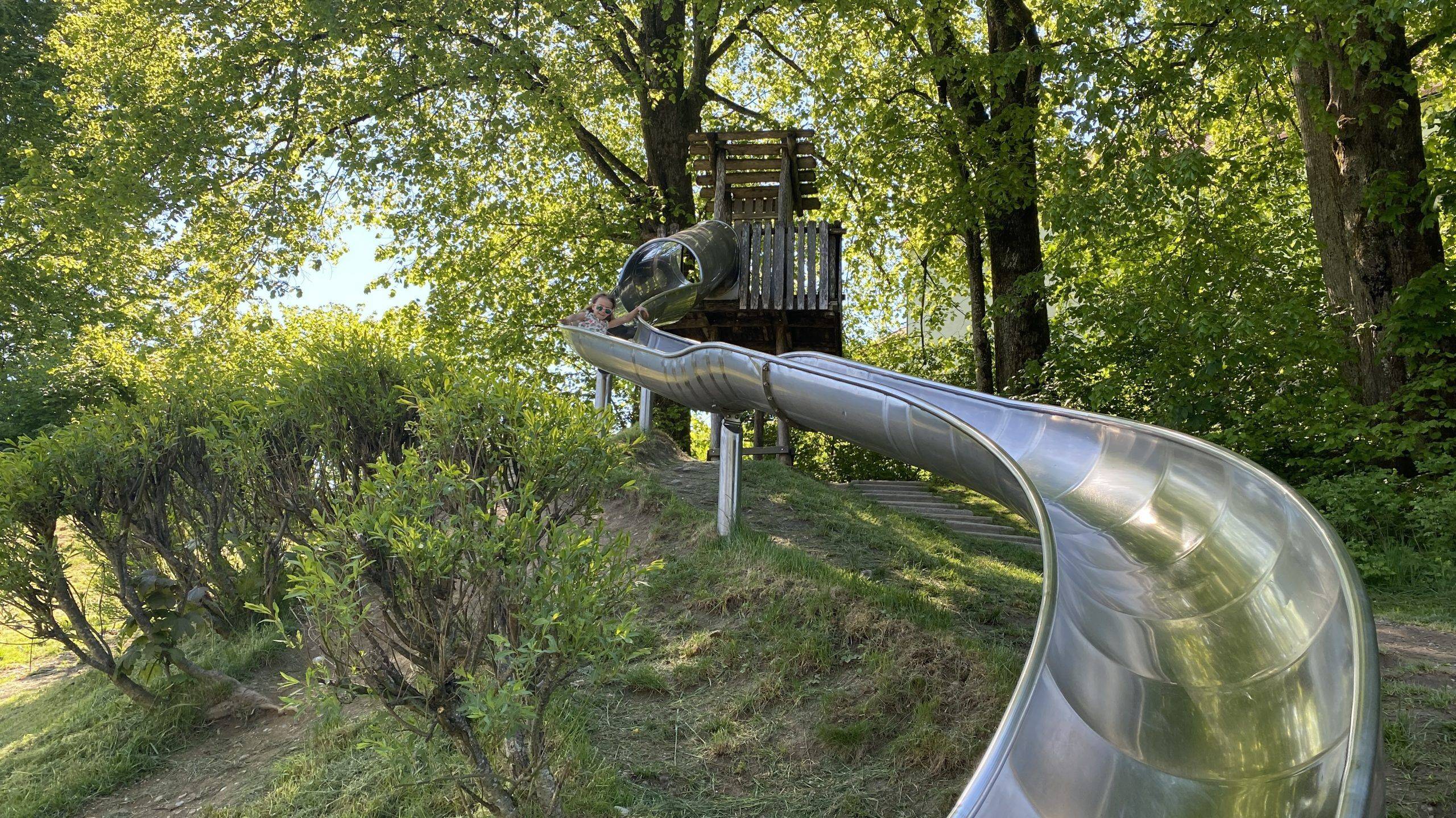 Abenteuerspielplatz Alpsee Rutsche