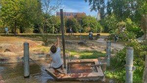 Boot Wasser Horbachpark Ettlingen