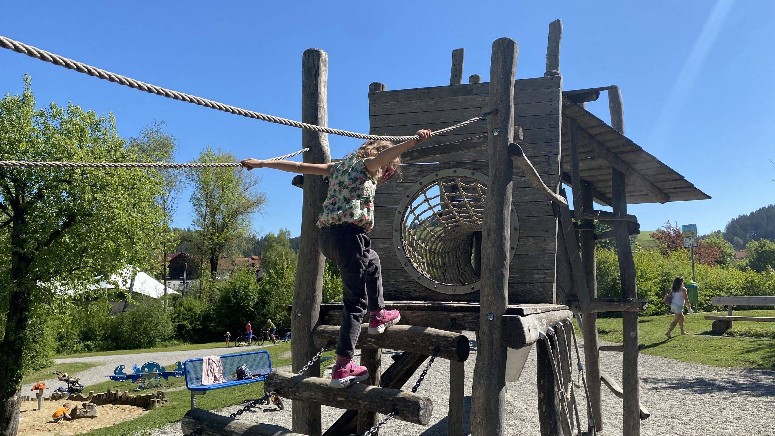 Klettern Spielplatz Alpsee