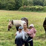 Pferde Kinder Wandern