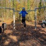 Reifenschaukel Waldspielplatz Turmberg