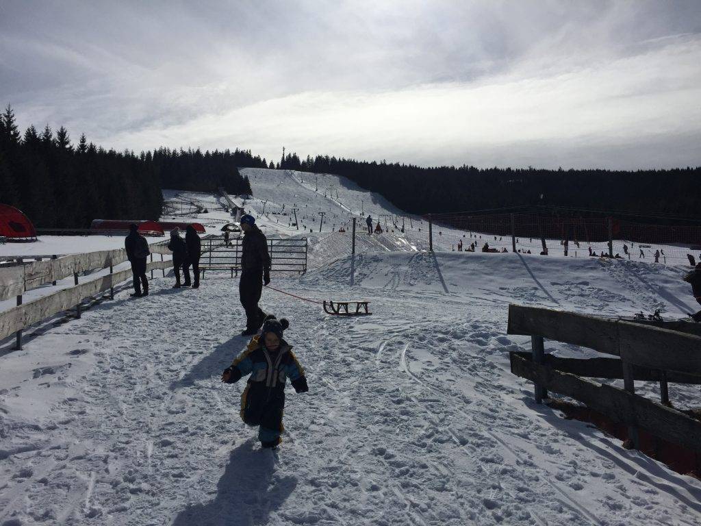 Kinder Rodeln Mehliskopf Schwarzwald