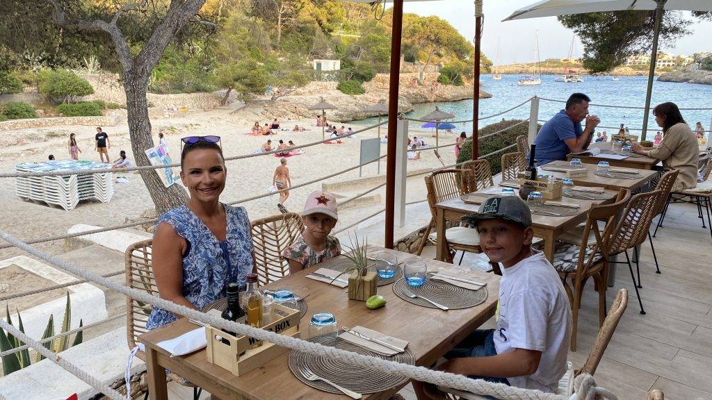 Abendessen Strand Mallorca Cala Dor