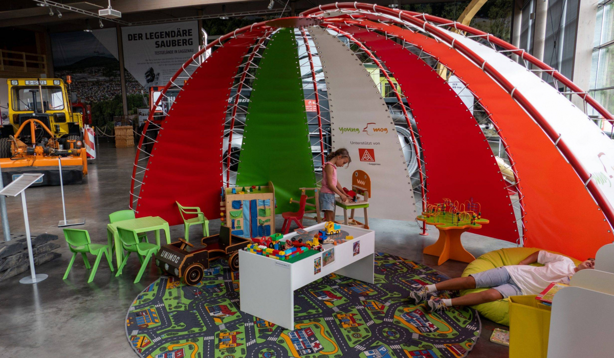 Spielzelt Unimogmuseum Gaggenau