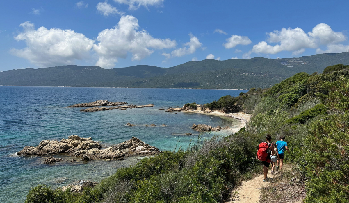Kuestenwanderung mit Kinder Korsika