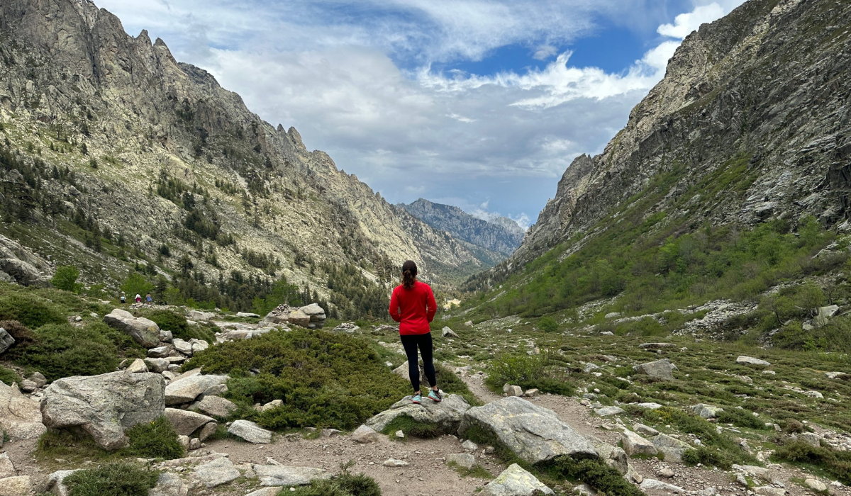 Aussicht Restonica Tal