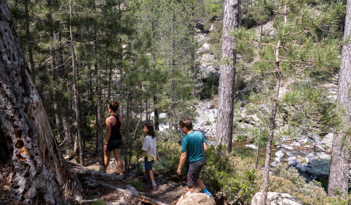 Wandern Kinder Korsika