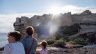 Sonnenuntergang Bonifacio Skyline