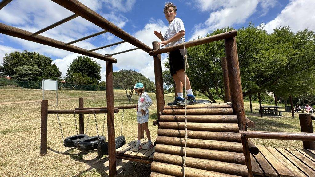 Spielplatz im Park Majik Forest in Durbanville