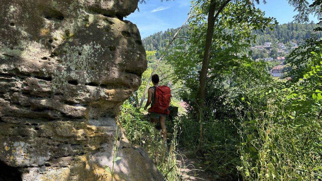 Aufstieg Erkinger Weg Bad Liebenzell