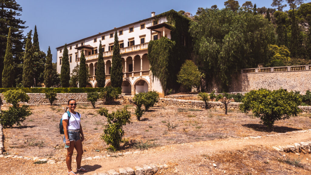 Vorgärter des Landgut Raixa auf Mallorca