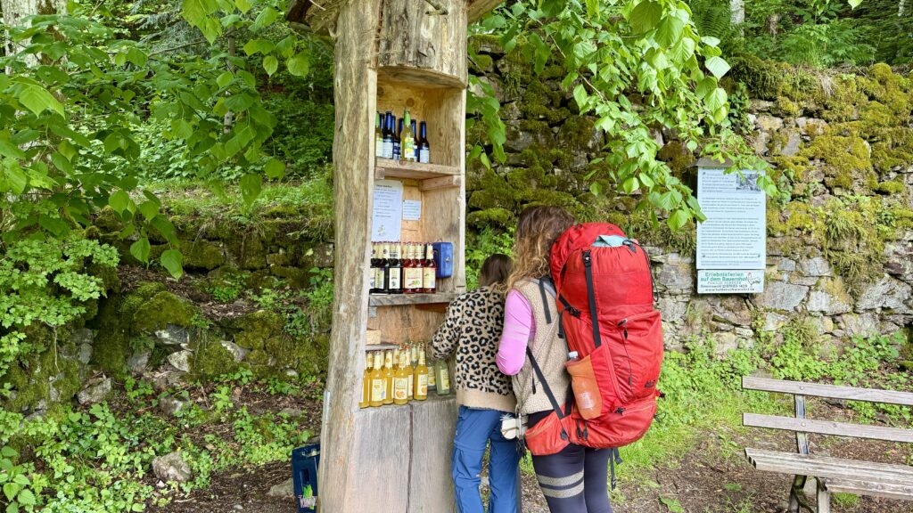 Getränkestation Zweribach Wasserfall
