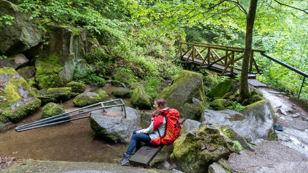 Kneipp Becken Gaishöll Wasserfall